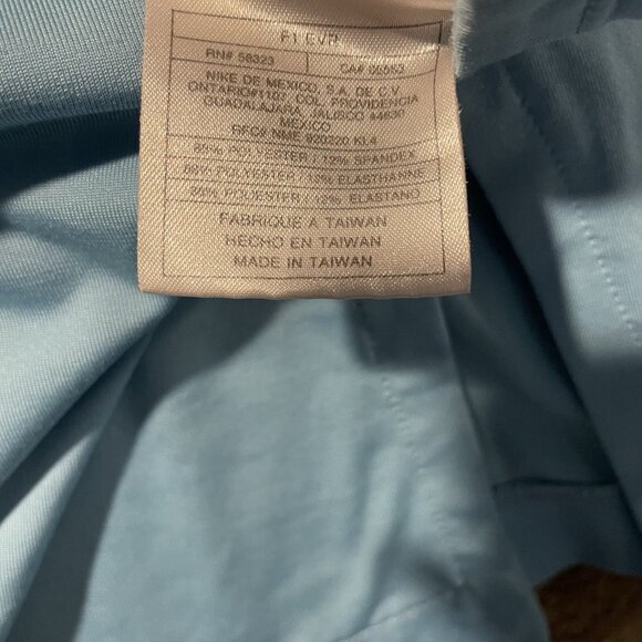 Nike Skirt Womens Medium Dri Fit Light Blue Mid Rise Active Stretch Tennis Gym - Picture 6 of 8